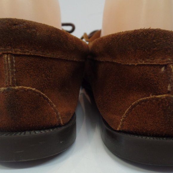 Minnetonka Women's Leather Moccasin Sz 8 W Beading - Picture 4 of 14